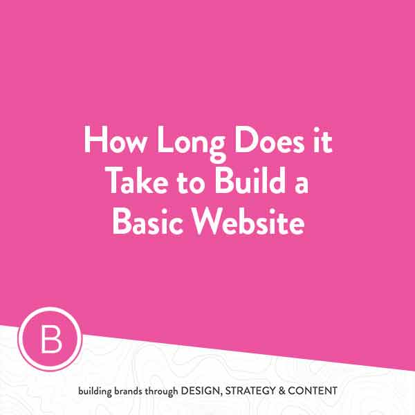 How Long Does it Take to Build a Basic Website