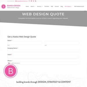 Anchorage alaska web design