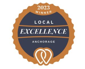 2023 Local Excellence Award Winner by UpCity Anchorage Alaska Web Design - Bianca Frank Design