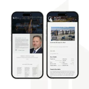 Commercial Real Estate Web Design - Real Estate Web Design Companies - Bianca Frank Design