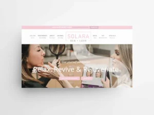 medspa web design - Bianca Frank Design